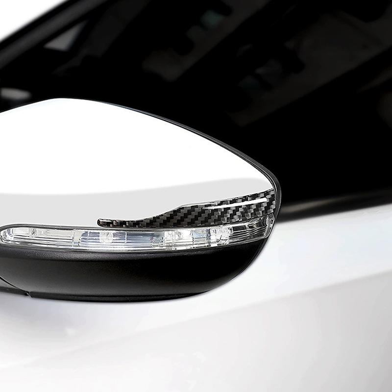 2-Pack Car Rearview Mirror Anti-Collision Strips, Reversing Mirror Anti-Scratch Strips, Universal Car Stickers