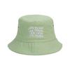 Embroidery Bucket Hat for Adult Outdoor Breathable Summer Spring Fisherman Hat