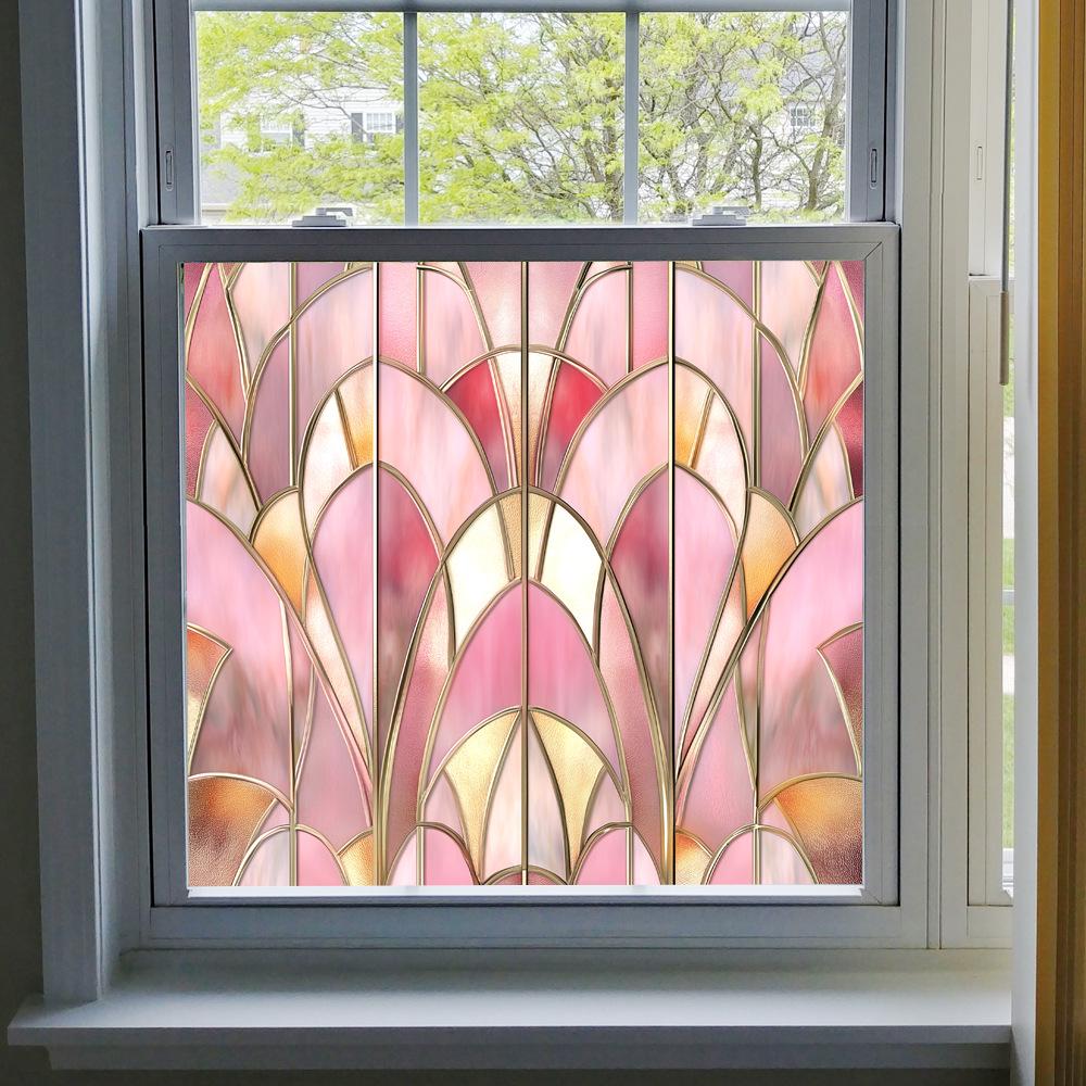 BL301-330 Colored PVC Static Cling Window Film - No Glue Home Decoration
