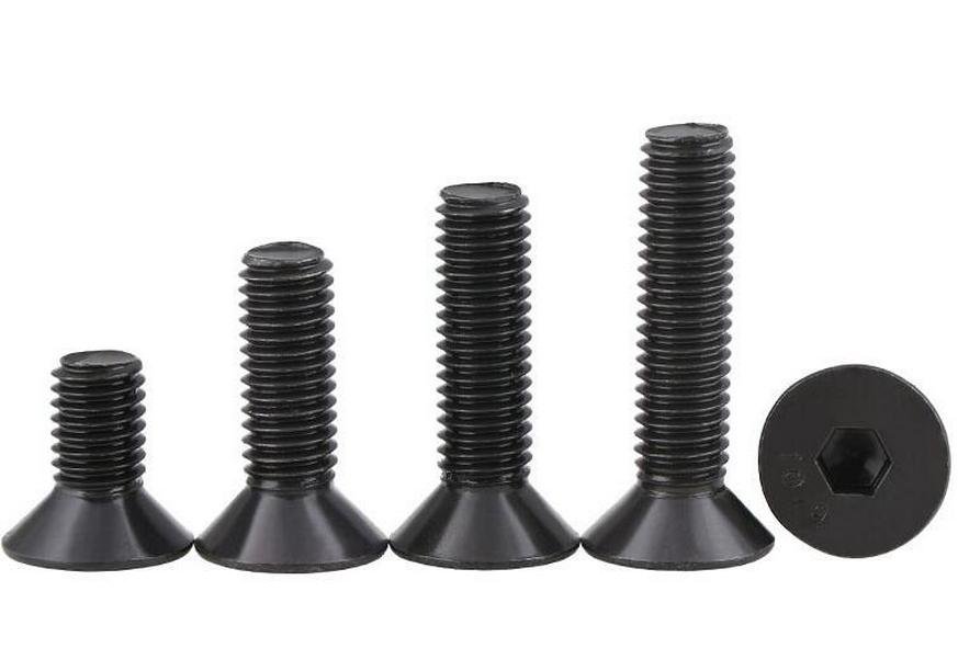 High-Strength Class 10.9 Flat Head Socket Cap Screws Bolts M2-M4