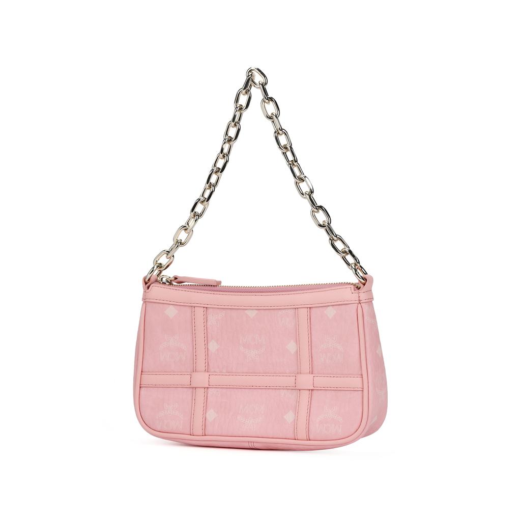 MCM Aren Visetos Monogram Mini Shoulder Bag Women Shoulder Bag Pink MWSBAER01QZ001