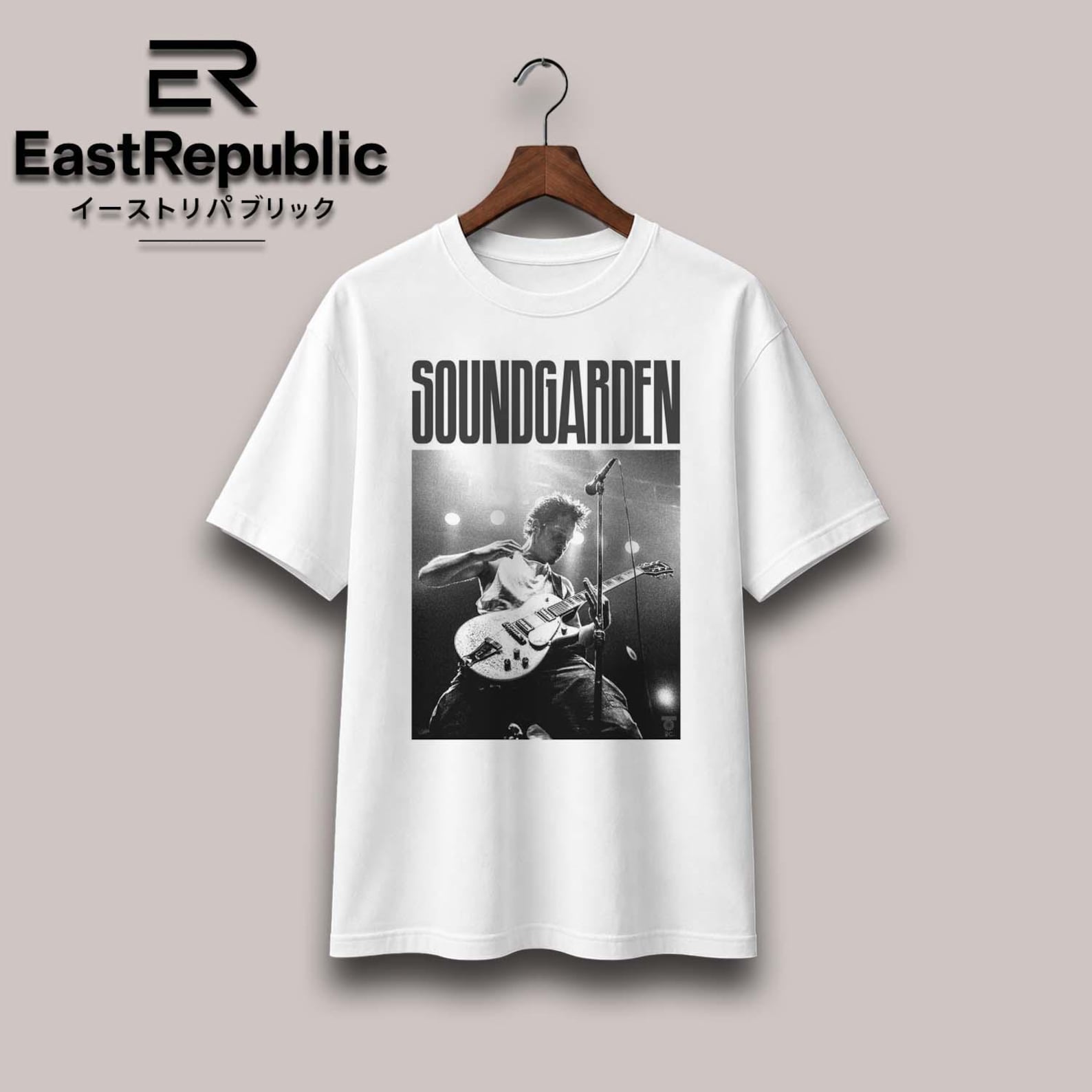 Vintage Soundgarden Band T shirt – 90s Grunge Graphic Tee M