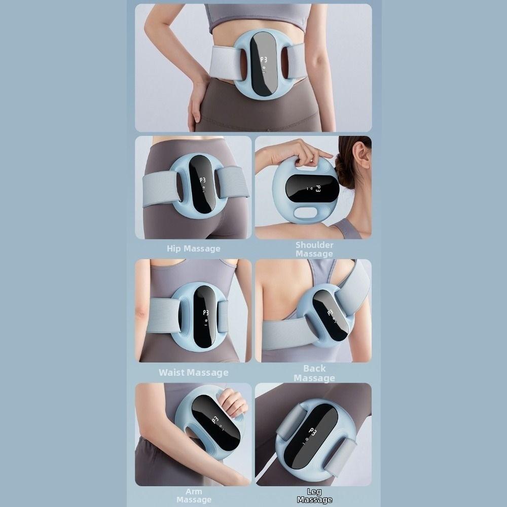 Ergonomic Electric Body Slimming Machine Adjustable Speed Muscle Handheld Massager  Yoga