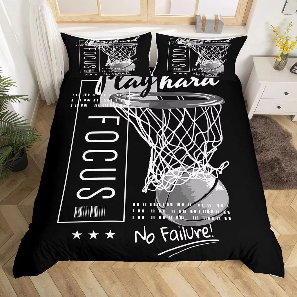 Basketball Down Comforter Set Bedding Set 3-piece Duvet Cover Set