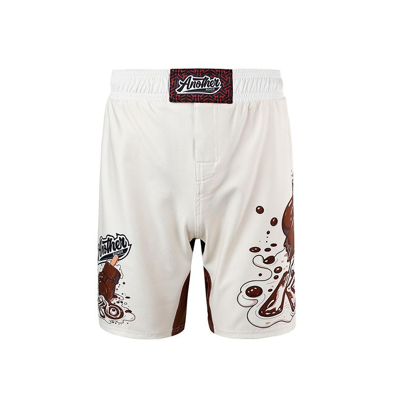 Ice Cream Brazilian Jiu-Jitsu Training Pants Mixed Martial Arts Elastic MMA Free Fight Pants S