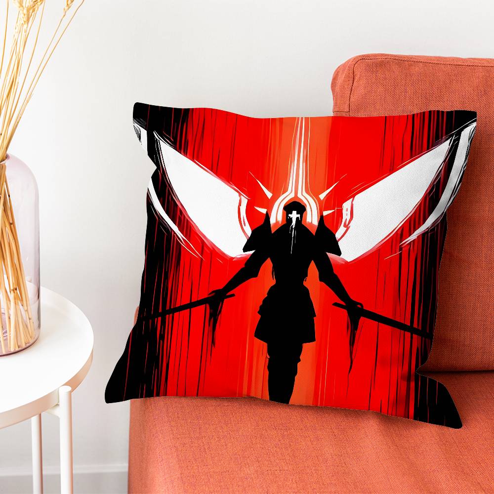 UULTRAKILL Game Pillow Case Plush Fabric Soft DoubleSided Printed Sofa Warm Winter Home Gift Cushion Cover