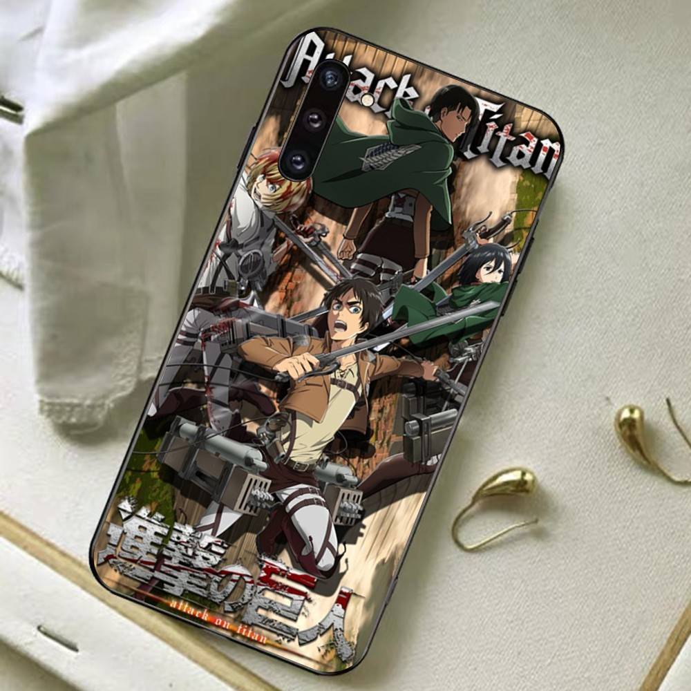 Japanese Attack On Titan Manga Phone Case For Redmi Note 4 X 5 A 6 7 8 T 9 9S 10 11 11S 11Epro Poco M3 Pro
