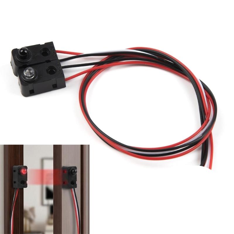 10pcs Photoelectric Sensors Switches Beam Interruption High Sensitivity Fast Response NPN Output for Controllers