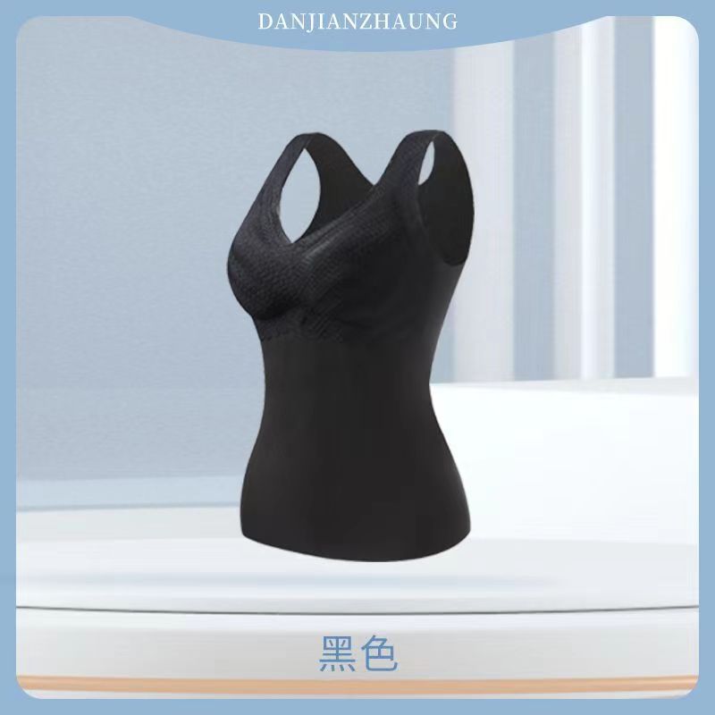 Женский терможилет без бретелек с V-образным вырезом, облегающий, комфортный для многослойной носки, зимний топ L