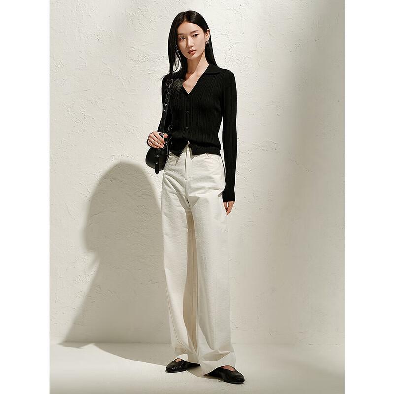 JZ ANNAKO Women's Cleanfit Cotton-Nylon Curved Trousers