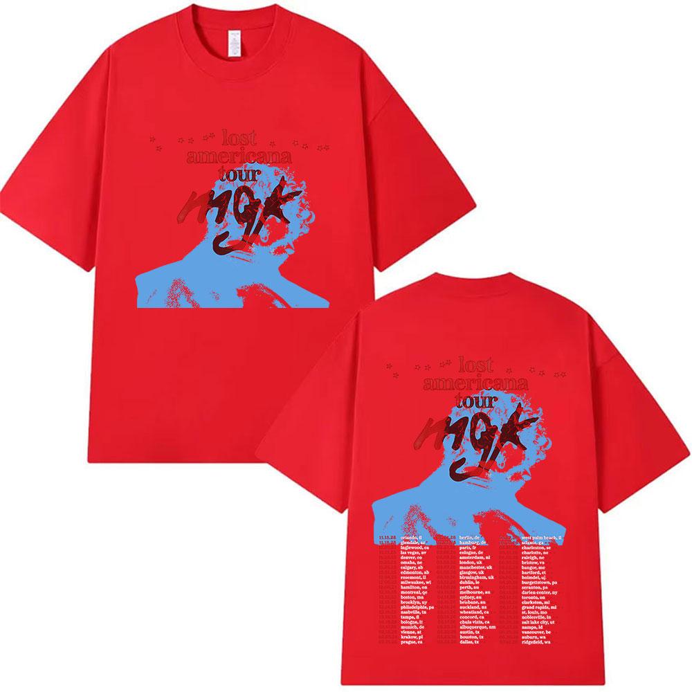Limited Rap Machine Gun Kelly Tour New Album TShirt Mans Clothing MGK Lost Hip Hop Gothic Short Sleeve T Shirt Streetwear