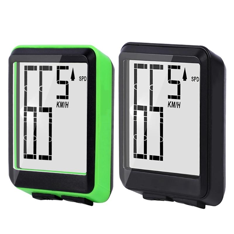 Large Screen Wireless Bicycle Computer Waterproof Bike Speedometer Stopwatch with Backlight Bike Bicycle Speedometer