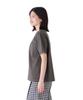 Human Woman Short Sleeve Pocket Logo M T-Shirt (Back Print) / Women's / 077-5160606 180_Khaki