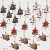 20pcs Christmas Dancing Angel Decoration Angel Doll Pendant Dancing Flying Angel Pendant Christmas Tree Ornaments