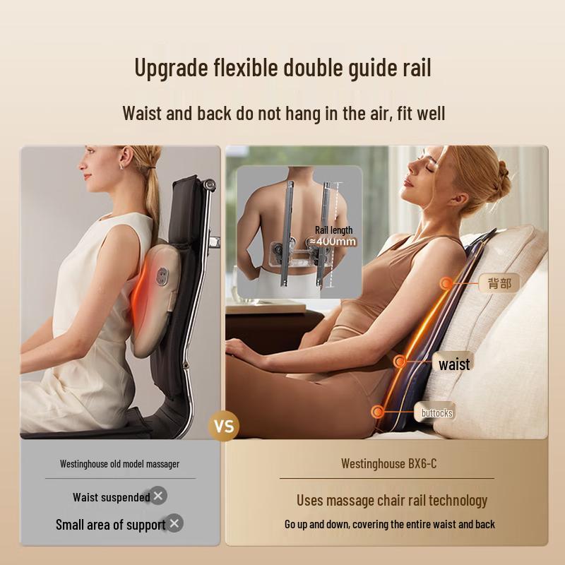 Westinghouse Lumbar Back Massager Cushion CN plug (adapter included)