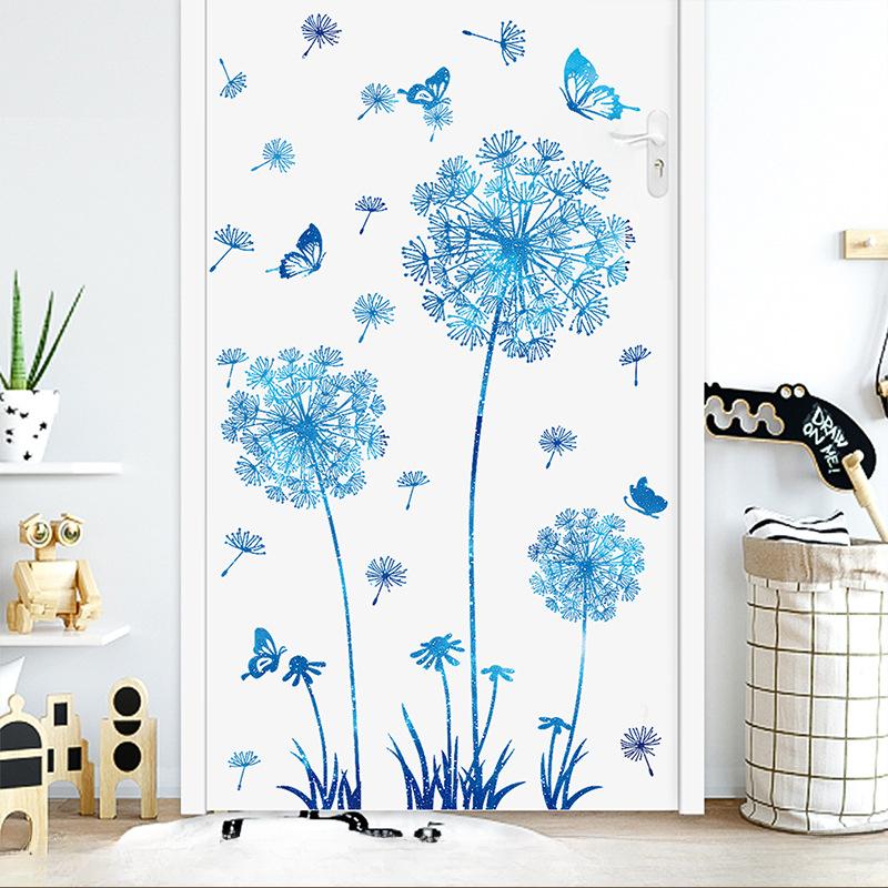 Dandelion Wall Stickers, Living Room Background Decoration, Cozy Bedroom, Room Decoration, Self-adhesive Stickers, Bedroom Wall Stickers