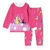 Girls Witch  Round Neck Printed Children's Clothing Set