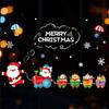 Reusable Stickers Christmas Window Stickers Christmas Static Window Stickers  Festive Decor