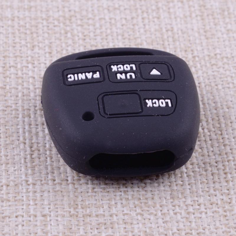 NEW Remote Key Fob Cover Case Protector Fit for Lexus GX470 LX470 RX300 ES300 LX400 Toyota Land FJ Cruiser Black White Silicone