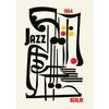 1pcs Frameless Jazz Club Black Cat Piano Vinyl Poster Retro Canvas Painting Printing Nordic Wall Picture Living Room Home Decor