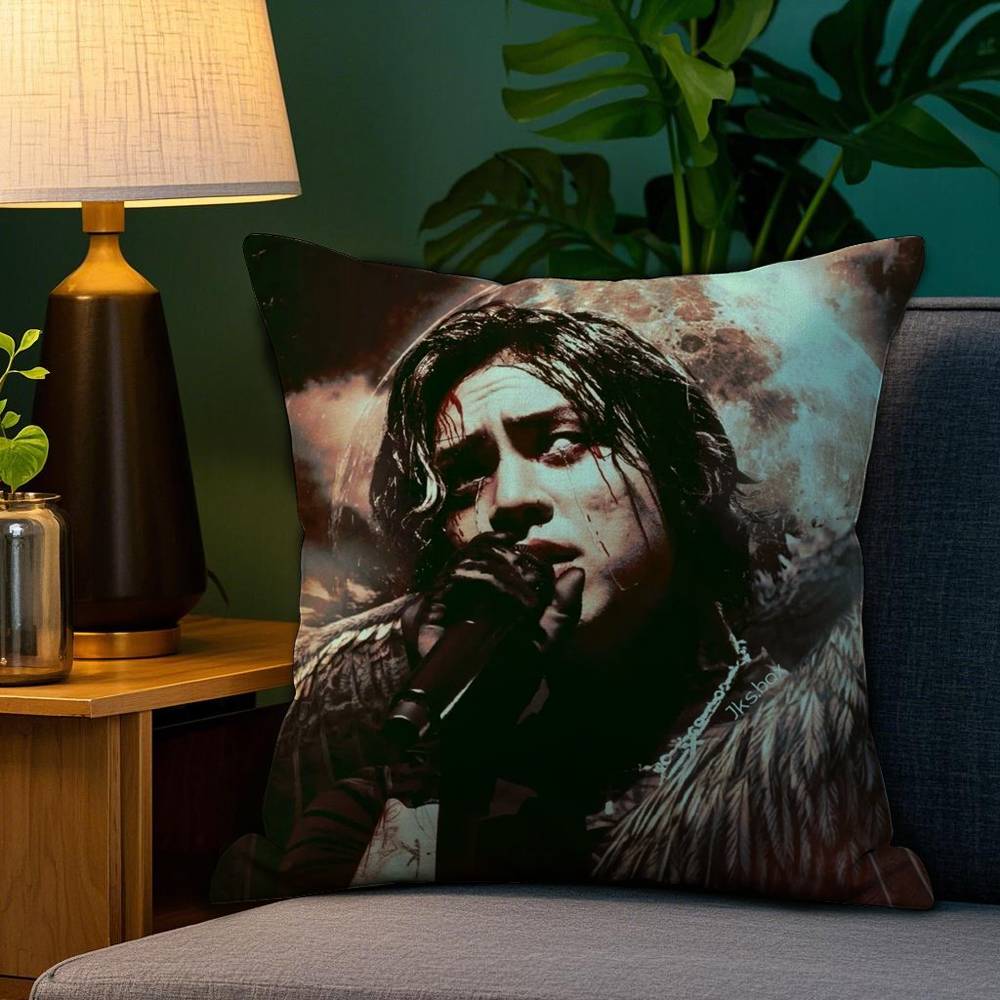 Singer D-DPR Ian Saint Pillow Case Sofa Living Room Bedroom Double-sided Printing Square Cushion Nap Time Pillow Case