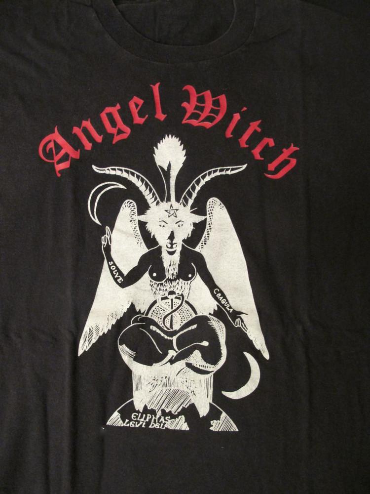 

Angel Witch Black T-Shirt Cotton Full Size Unisex S-5XL YY402 Unisex T-Shirt L