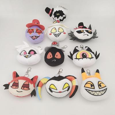 New Hazbin Hotel Evil Boss Doll Keychain Pendant Hell Inn Clown Plush Toy