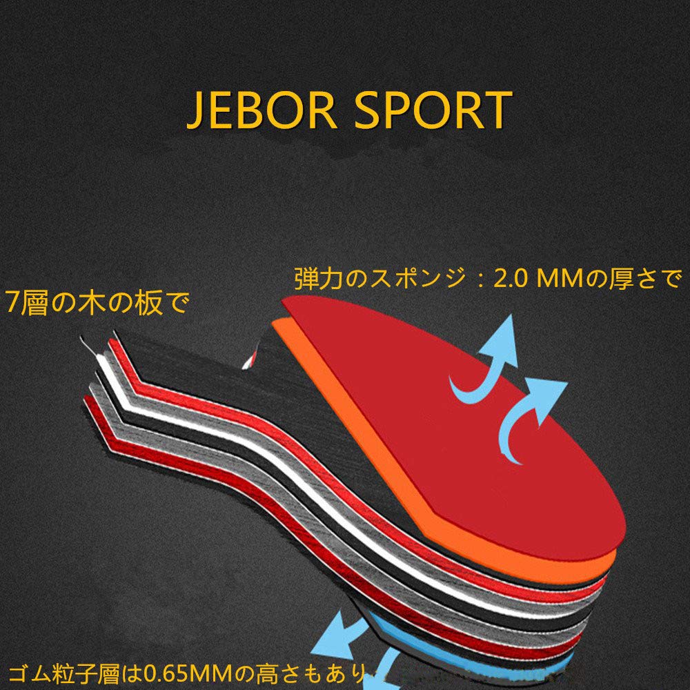 JEBOR Table Tennis Net Table Tennis Table Extendable 3 Workplace Set, Racket, (2 Rackets, Net, Balls), Handbag, Outdoor, Leisure,