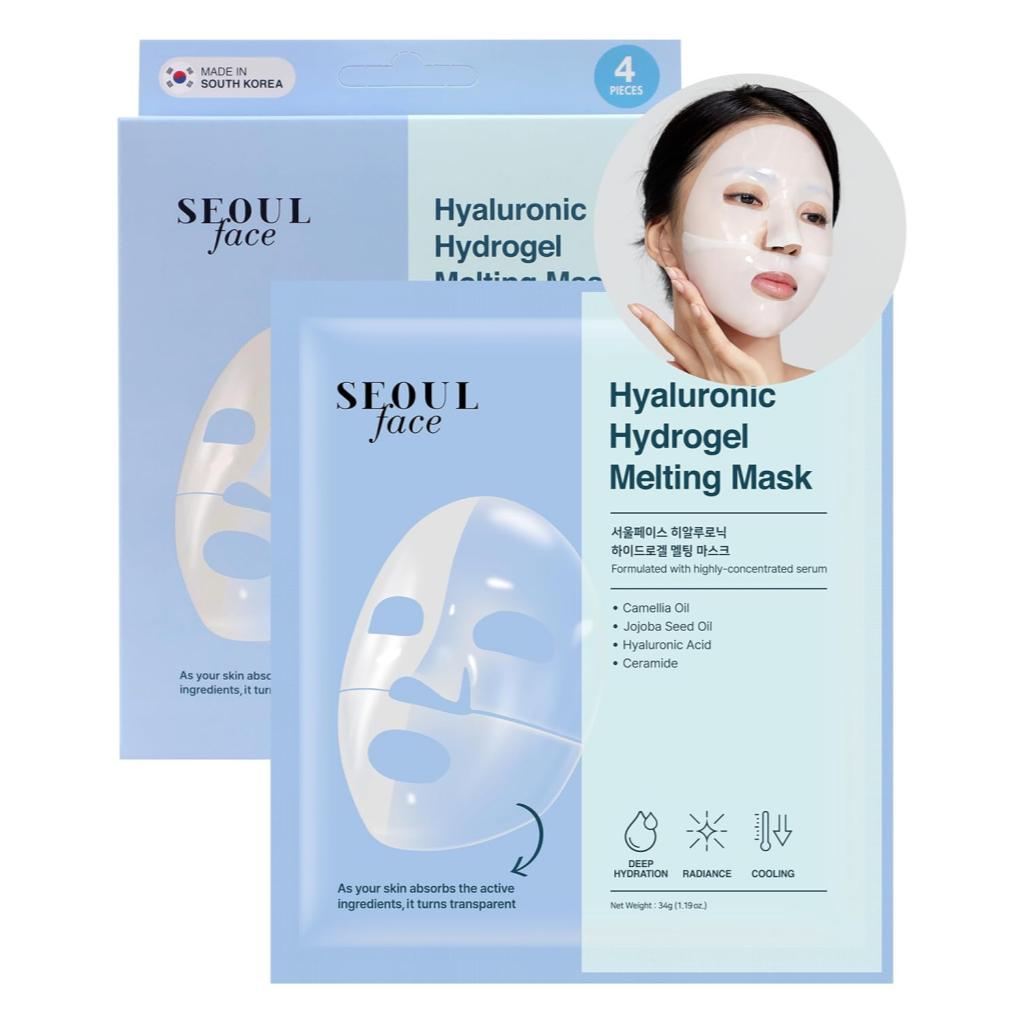 [Seoul Mask] Hydrogel Melting Jelly Gel Mask 4EA 3types