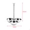 Condiment Serving Bowl Bowls Set Side Dish Condiments Chip Dips Stainless Steel 3