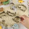 Cartoon Dinosaur Biscuit Mold Stainless Stell Cookie Making Set Biscuit Cutting  Dinner Party