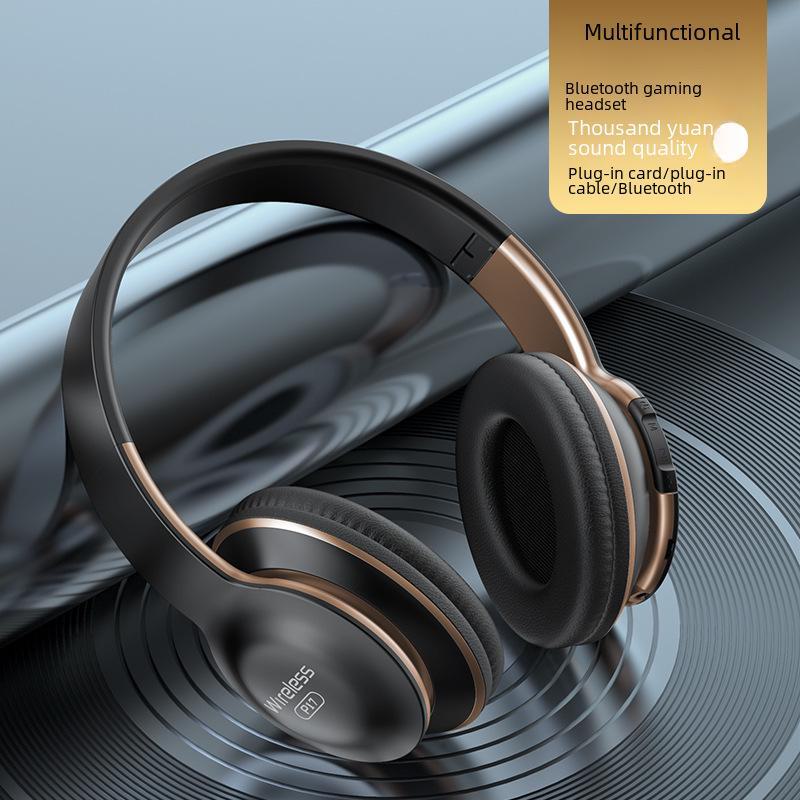

Трансграничная Bluetooth-гарнитура P17 с мощными басами null чёрный
