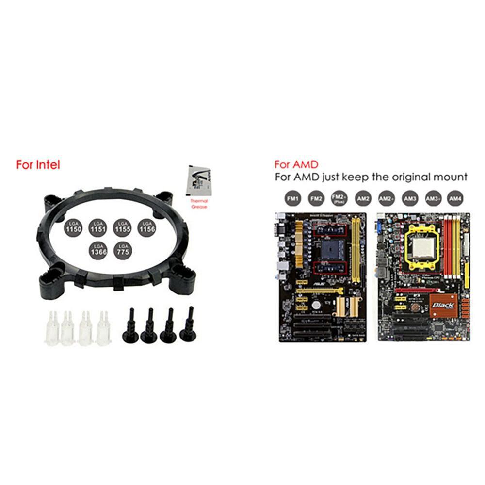 2 Heatpipe Premium CPU Cooler, Dual Row Staggered Heatsink Pipe Silent Hydraulic Bearing Cooling Fan