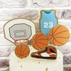 Basketball Football Cupcake Topper Sports Boy Theme Happy Birthday Cake Topper For Kids Birthday Party Cake Decorations