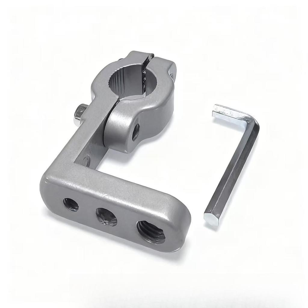 Motorcycle Aluminum Alloy Handlebar Extension Bracket Multi-Functional Mounting Support for Various Motorcycle Fits