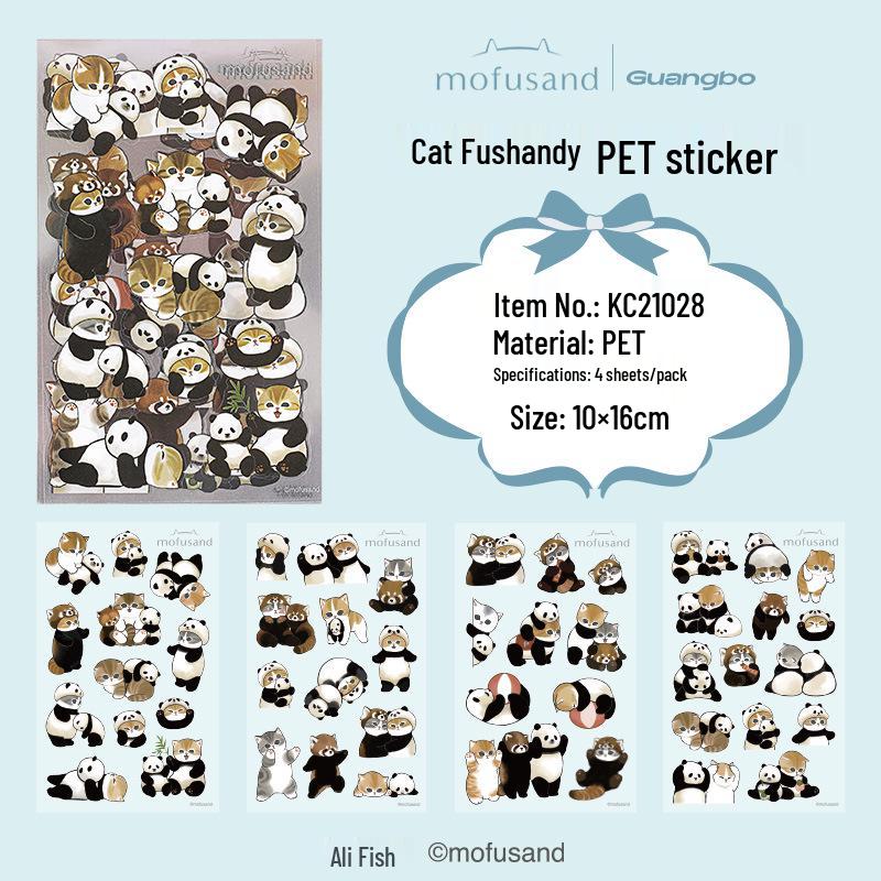 Sanrio Transparent Waterproof Cartoon Stickers - Cute Girly Heart Journal Decor