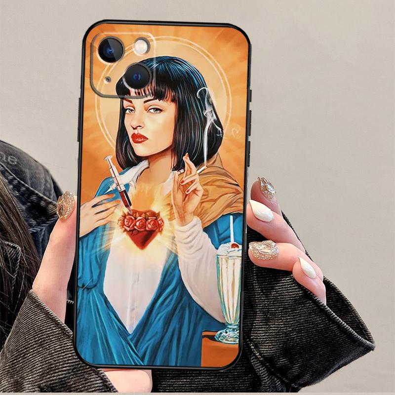 Pulp Fiction Movie Poster Phone Case For iPhone 17 Pro Max 17 Air 14 13 12 11 15 16 Pro Max Mini 16 Plus 16e Cover