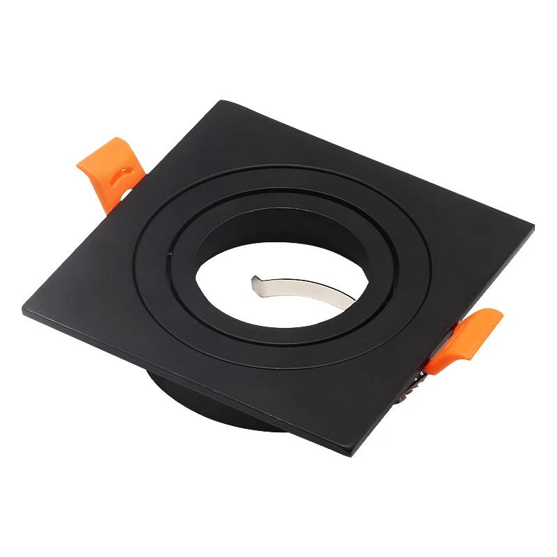 

Высококачественный регулируемый встраиваемый светодиодный потолочный светильник GU10 MR16, держатели рамок, круглые квадратные светодиодные точечные светильники, светильники