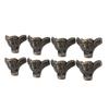 8pcs 8 Pieces Decorative Legs Zinc Alloy Corner Protector Feet Hardware Furniture Legs  Furniture
