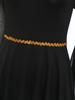Damer Frekk Nonne Kostyme Halterneck Nettingermer Culotte-stil Kjole Hodeplagg Partykostyme