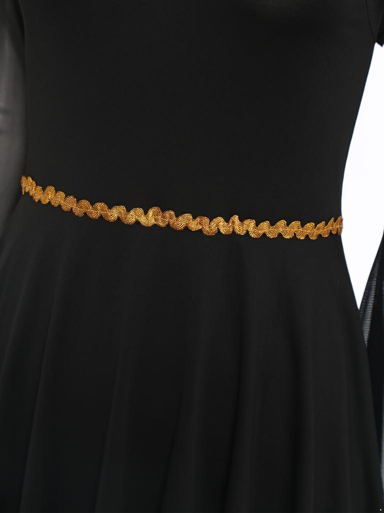 Damer Frekk Nonne Kostyme Halterneck Nettingermer Culotte-stil Kjole Hodeplagg Partykostyme