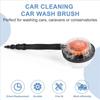 Rotating Round High Pressure Car Wash Brush High Pressure Water Cleaning Brush  Car Washing