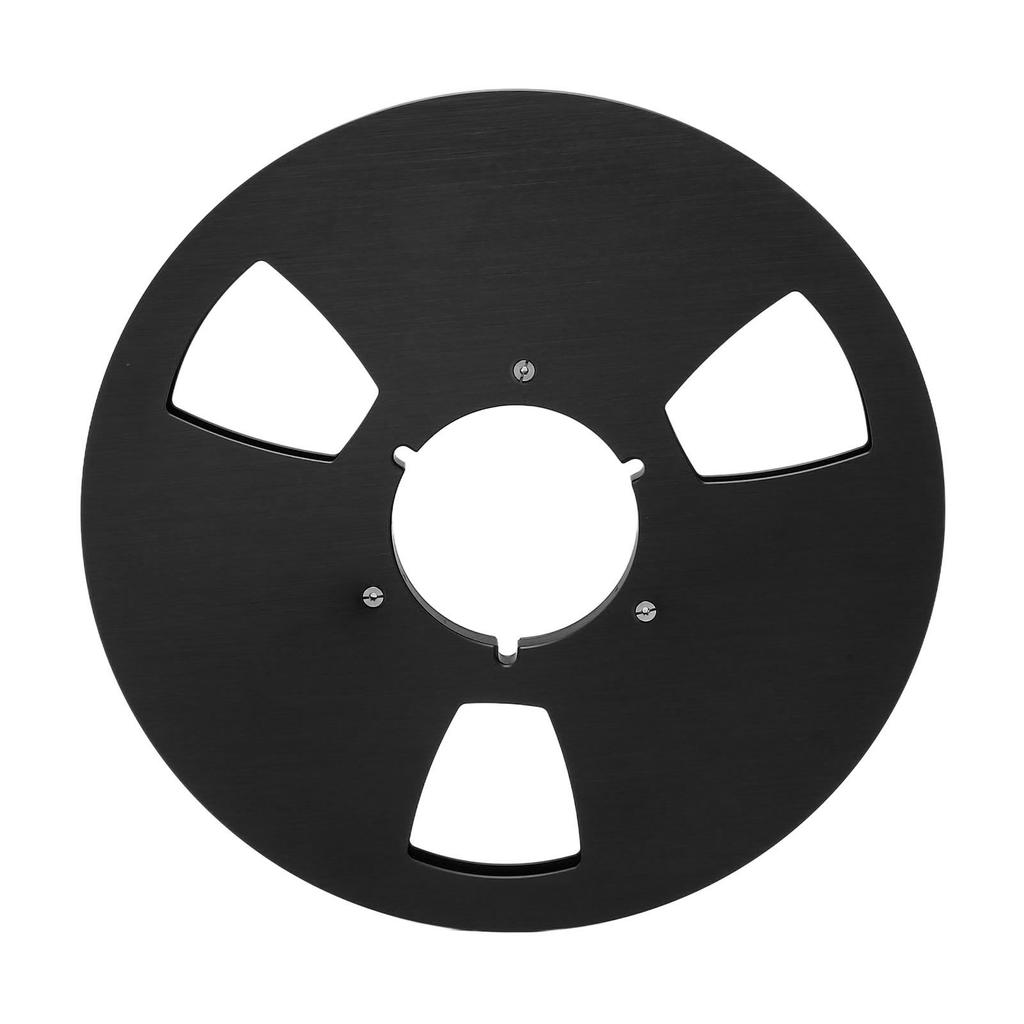 Sound Tape Empty Reel 3 Hole High Strength Aluminum Alloy 1/4 10.5 Inch Empty Tape Reel for Reel To Reel Tape Player