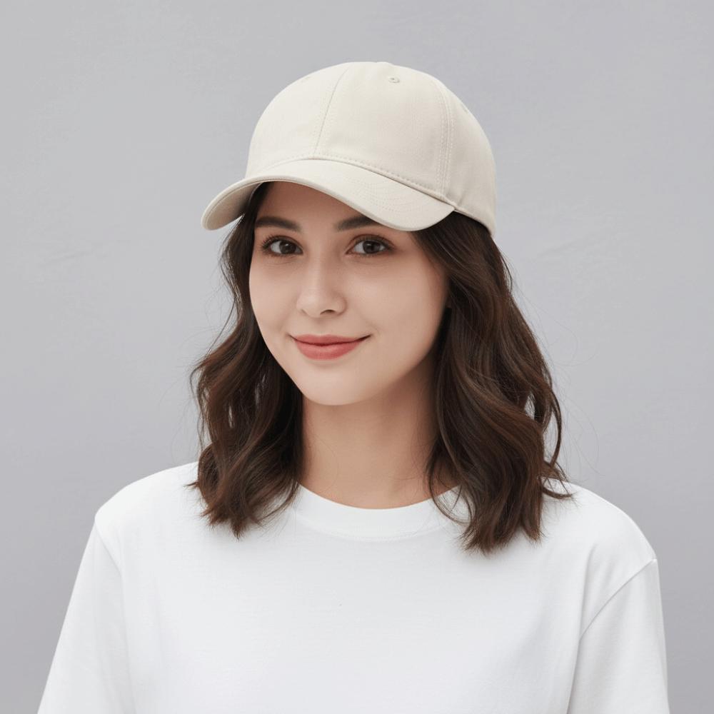 Adjustable Baseball Caps Solid Color Sports Cap Simple Sun Hat  Women
