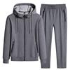 Plus Size Tracksuits Men Sportswear Sets Spring Autumn Clothing Hooded Pants Suit Male 2 Pieces Sweatshirt + Sweatpants 6XL