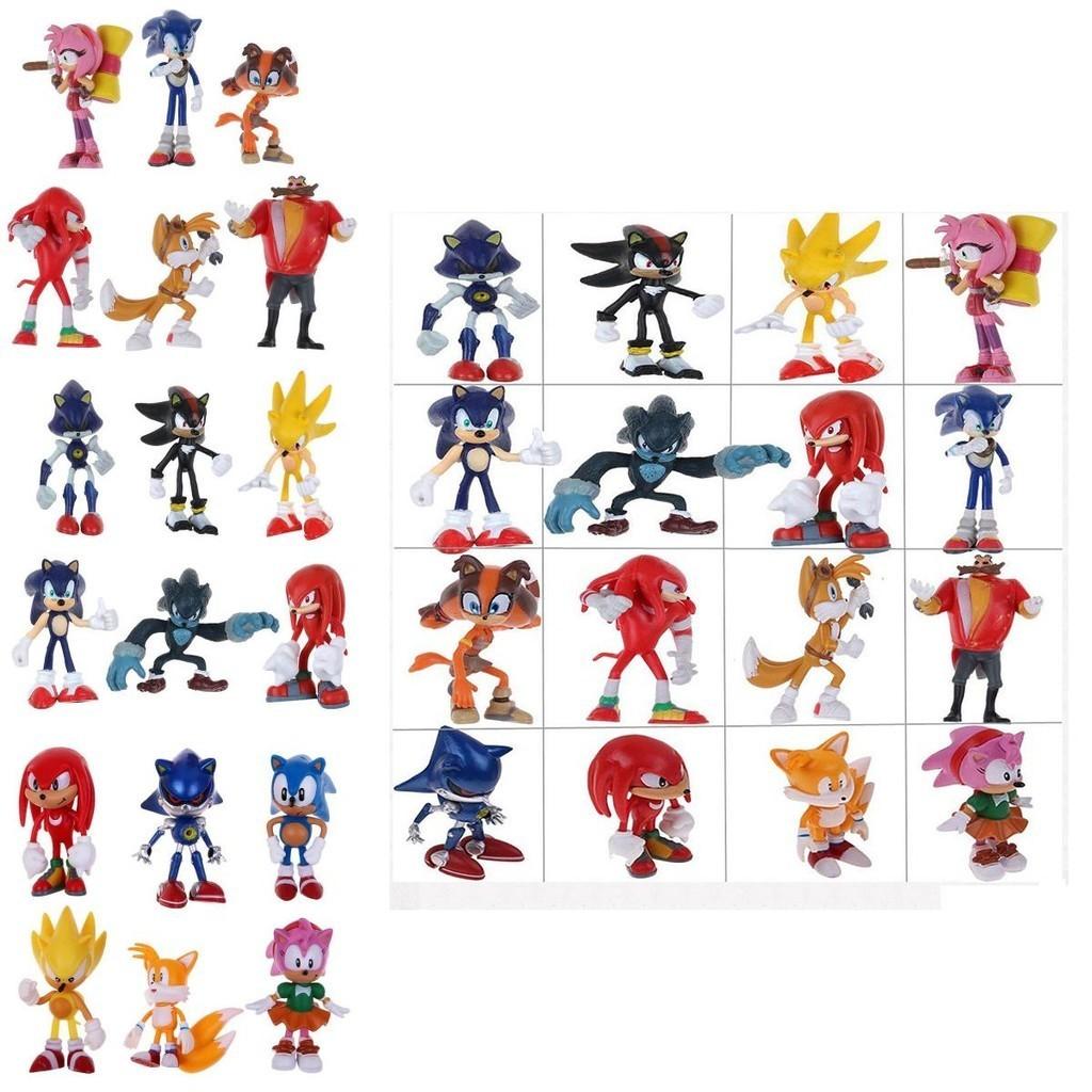 Premium Quality Cute Sonic The Hedgehog Game Action Figures Toy Set For Kids And Adults