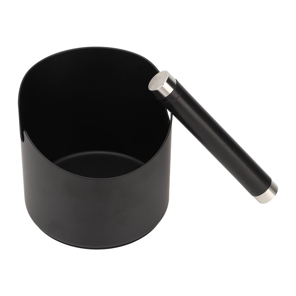 Pojemnik na fusy ze stali nierdzewnej z drążkiem do strącania fusów dla kawiarni Zachodnich