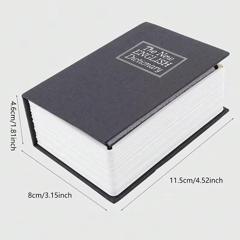 1Pc Creative Dictionary Book Money Boxes Piggy Bank With Lock Hidden Secret Security Safe Lock Cash Coin Storage Box Deposit Box