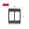 Real Carbon Fiber Car Accessories Seat Heating Switch Panel Cover Soft Sticker For Subaru BRZ Toyota 86 GT86 2017 2018