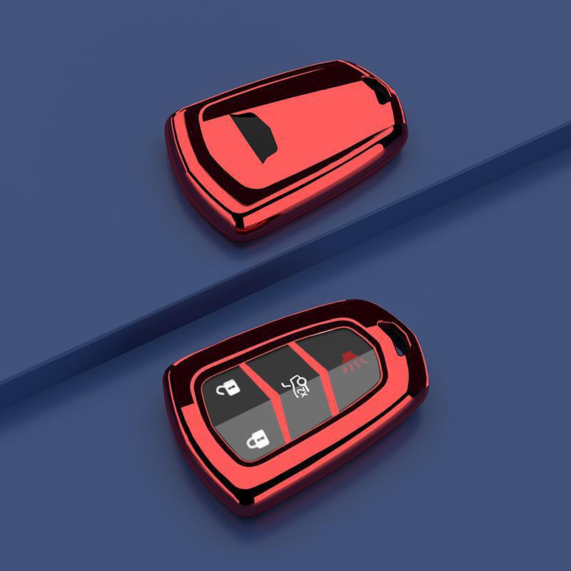 Premium 2023 Cadillac XT4 Key Case with Men's Buckle - High-End Interior Decoration Shell